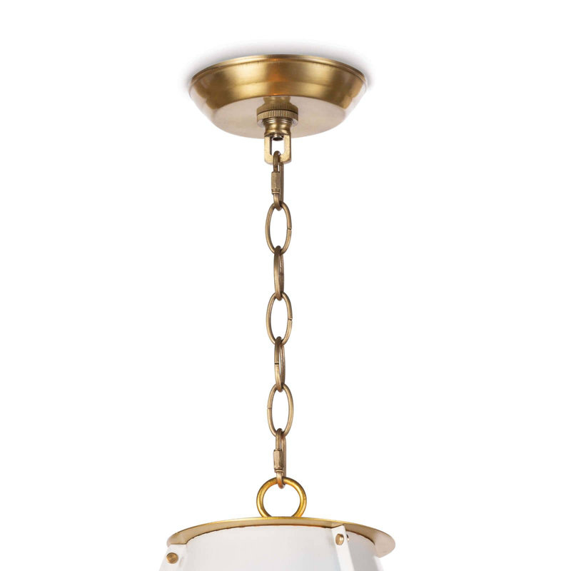 1 - Light Chandelier, White
