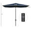 Parasol de marché rectangulaire avec manivelle et bouton poussoir inclinable-310385440-310385470