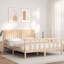 Sharpley Solid Wood Bed-848439096-826115066