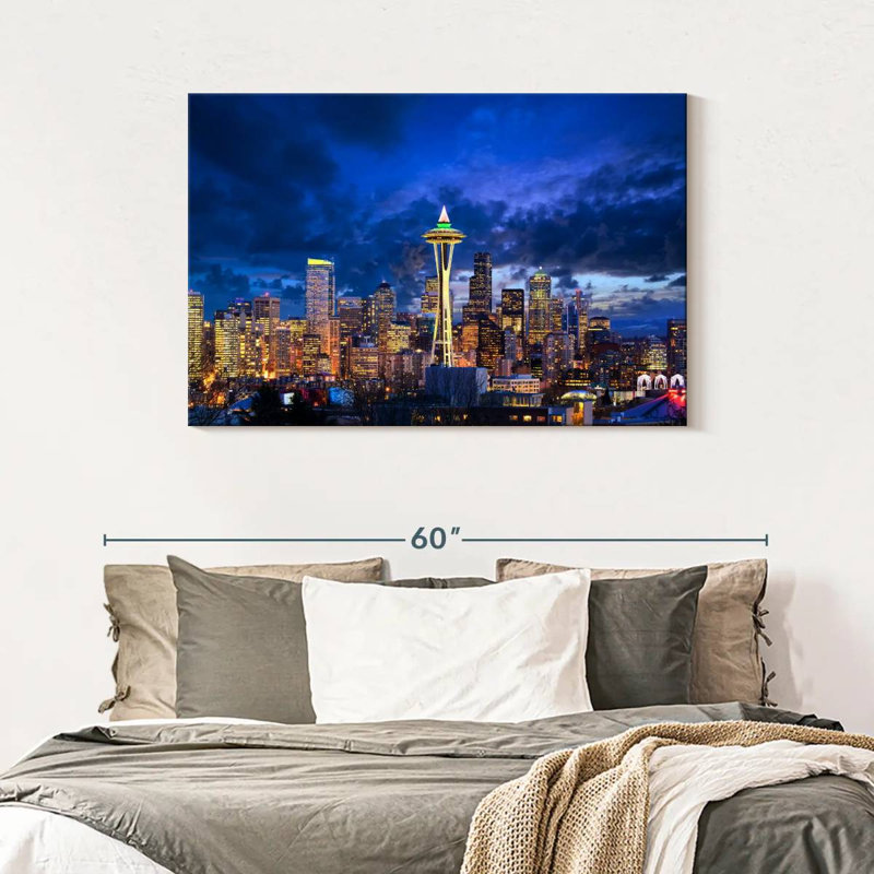 Sireci Space Needle Standout, 30" H x 45" W