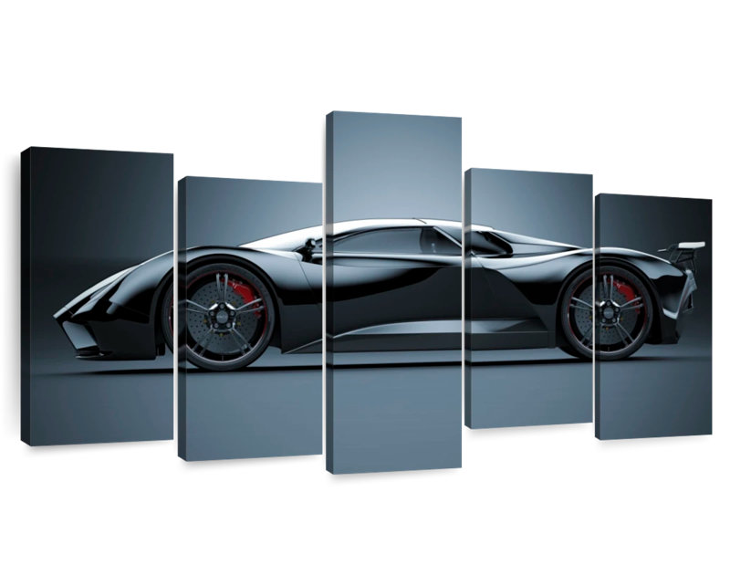 Mehar Exotic Car, 24" H x 49" W