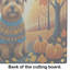 Grande planche à découper Norfolk Terrier