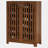Wooden 6-Tier Shoe Storage Cabinet with Louver Doors, Adjustable Shelves for Entryway, Living Room, Bedroom, Oak-546901252