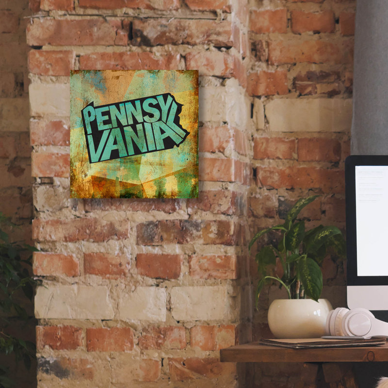 'Pennsylvania' by Art Licensing Studio Canvas Wall Art