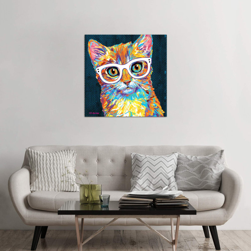 Shelly 1 Piece Wrapped Canvas Painting, 45.72 cm H x 45.72 cm W x 3.175 cm D