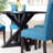 5-piece Dining Set, Cross-Buck Dining Table with 4 Stylish Chairs-376351890