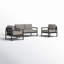 Aydhin 3 Piece Deep Sofa Seating Group with Sunbrella Cushions-88576017-91270145