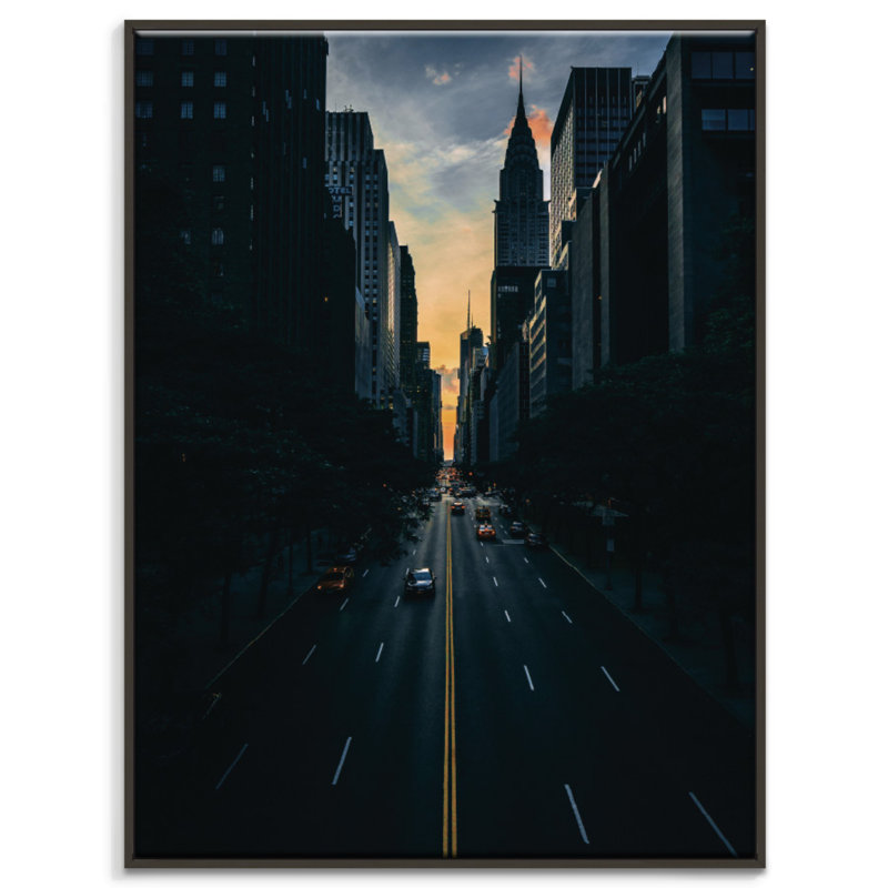 Print on Canvas, Black Floater Frame, 102cm H x 76cm W