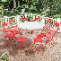 Table pliable 11 pièces et 10 chaises - Ensemble de pique-nique portable