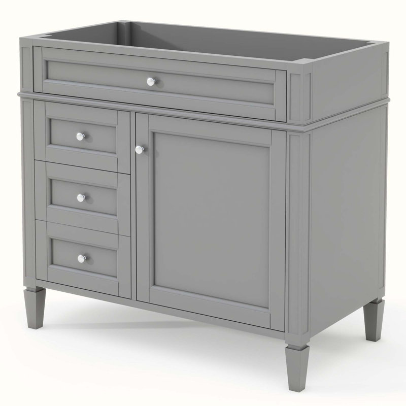 35 base de meuble-lavabo simple seulement, Gris