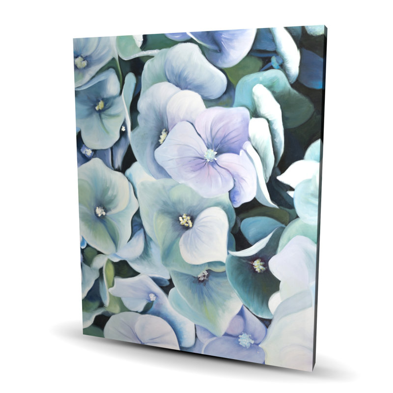 Hydrangea Plant - Hyperrealist Livingroom Canvas for Home Decor