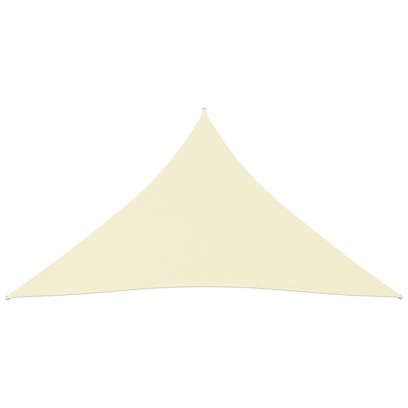 Provo 3.6m x 3.6m Triangular Shade Sail, Cream