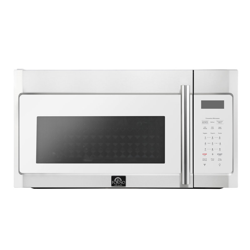 Micro-onde à convection de 30 po Forno Fornace, blanc - 1,5 pi³, évent 300 CFM