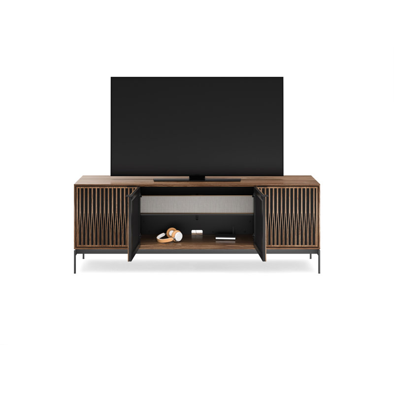 Elements - Cabinet with Console Base - Tune Door, Natural Walnut