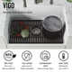 Silicone Grid 27" L x 15" W Silcone Bottom Sink Grid for 30 in. Single Bowl Kitchen Sink
