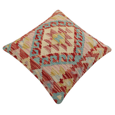 Housse et insert de coussin carré 100% laine Cheryl
