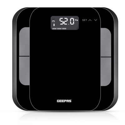 Geepas Digital Glass Bathroom Scale