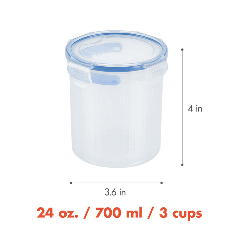 Contenant de rangement pour aliments pour aliments 24 oz easy essentials cornichon au vinaigre specialty