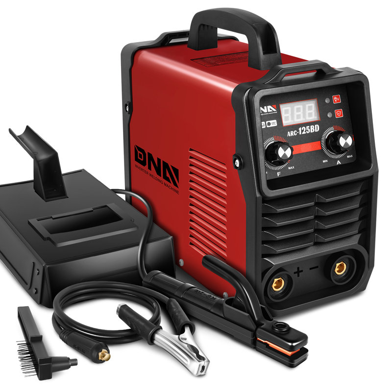 Welder Machine, 120A/110V Portable ARC Welding Machine IGBT, DIY Welding, with LED Digital Display, Red