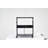 Height Adjustable Computer Tower Stand, 2-Tier ATX-Case CPU Holder Cart Under Desk Mobile PC Laptop Home Office Gaming Accessories W/Rolling Wheels