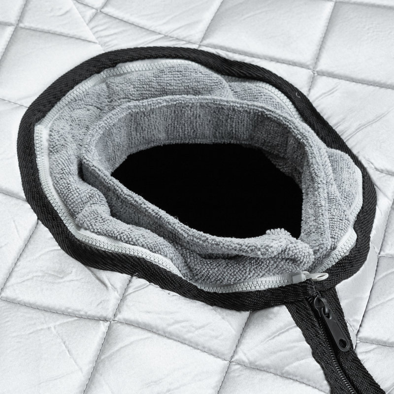 Durasage Cotton/Polyester/Plastic, Silver/Black