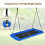 Blue Elephant Metal Standing Swing Swing Seat with Mounting Hangers and Chains-127603