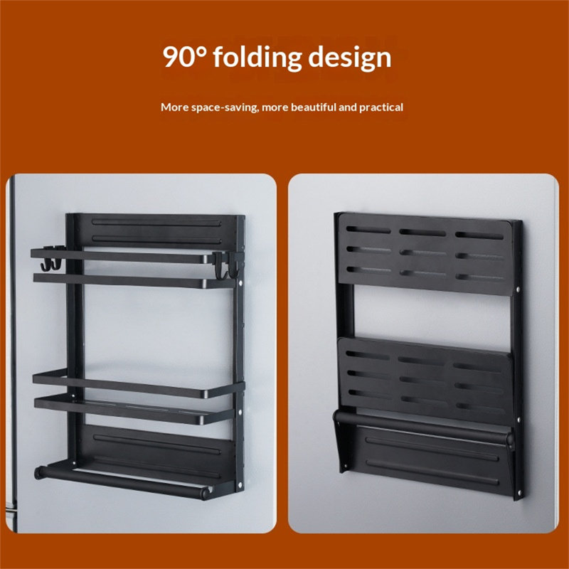 Single-tier Foldable Refrigerator Shelf (magnetic)