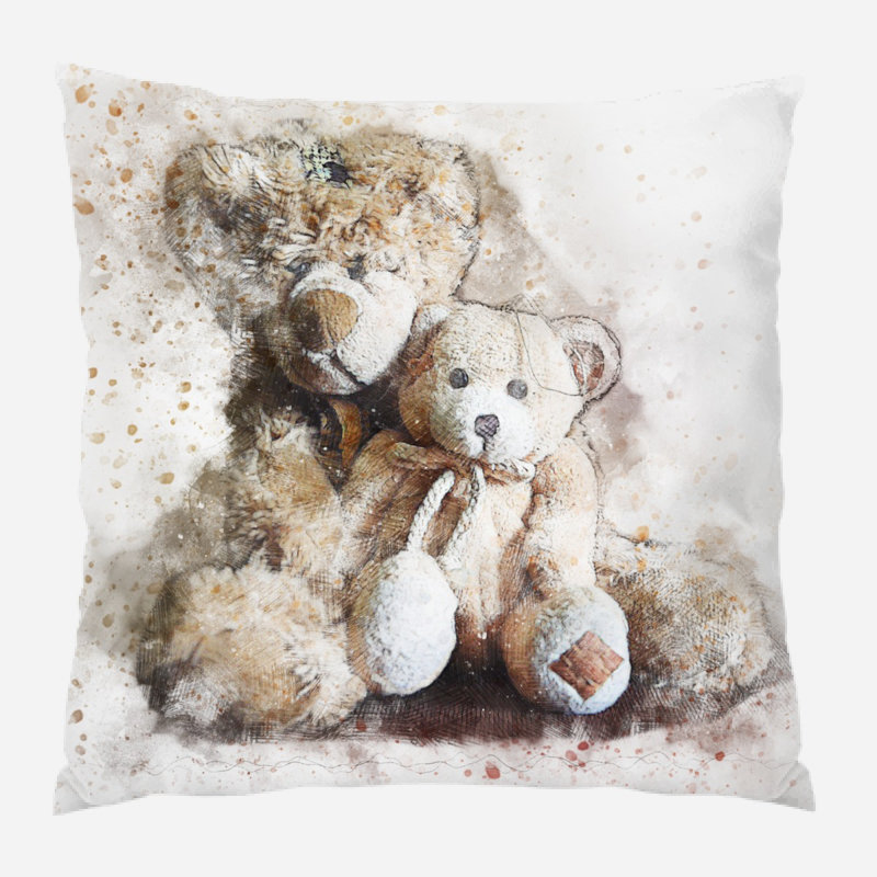 Coussin teddy Rhoads, Microsuède, Intérieur