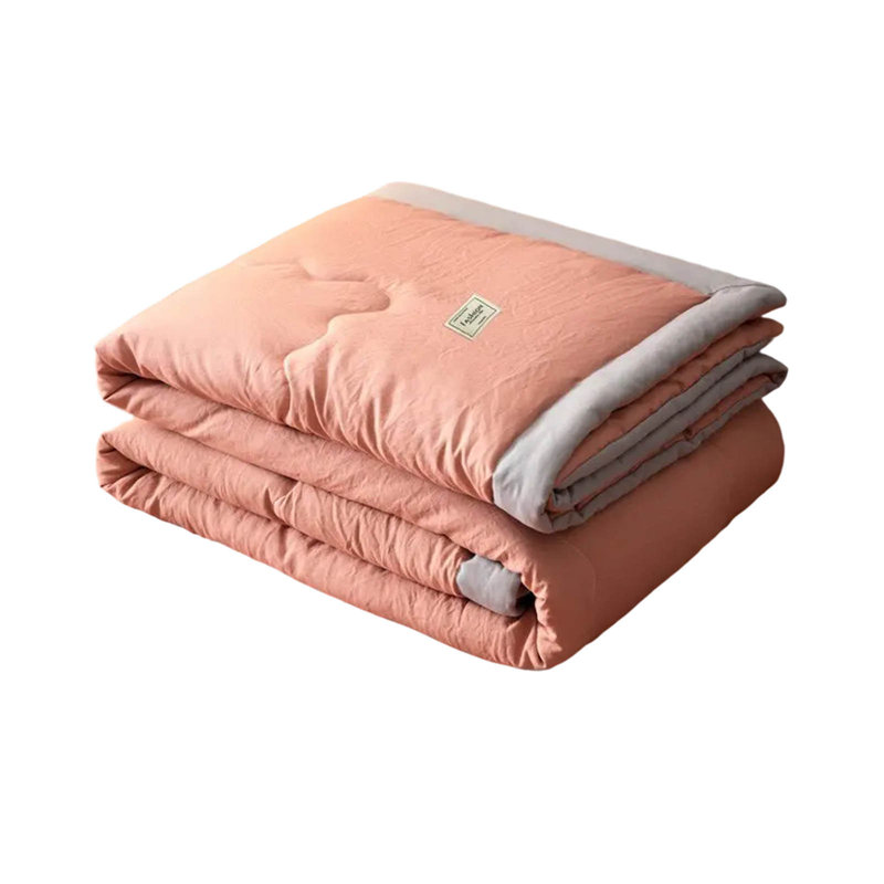 Couverture courte courte Kondieu Summer Cool convient aux dormeurs chauds et aux chandails de nuit., Brown