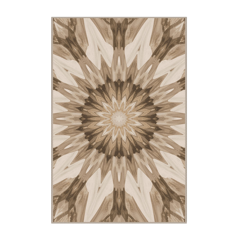 Tapis moelleux doux et luxueux Dahill, 8 x 12