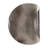 16"/20"/24"H, Metal Wall Art in Aged Ivory, Flapped Edge Circle Design, Crafted with Iron, Adds Artistic Flair to Your Home