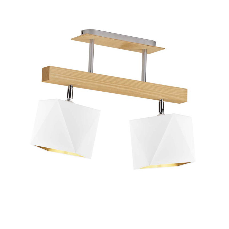 Fianna 2 - Light Kitchen Island Pendant, White, Natural