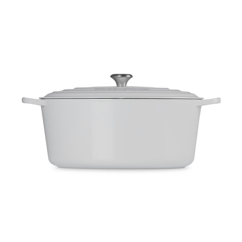 Le Creuset Enameled Cast Iron Signature Oval Dutch Oven, 15.5 Qt. -, White