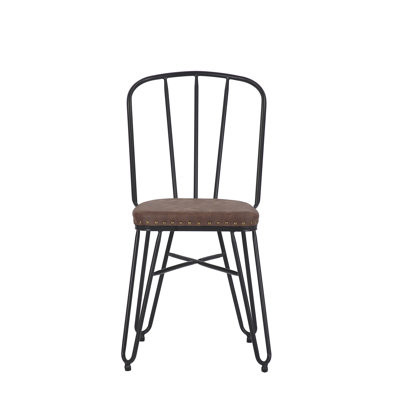 45cm H Slat Back Side Chair