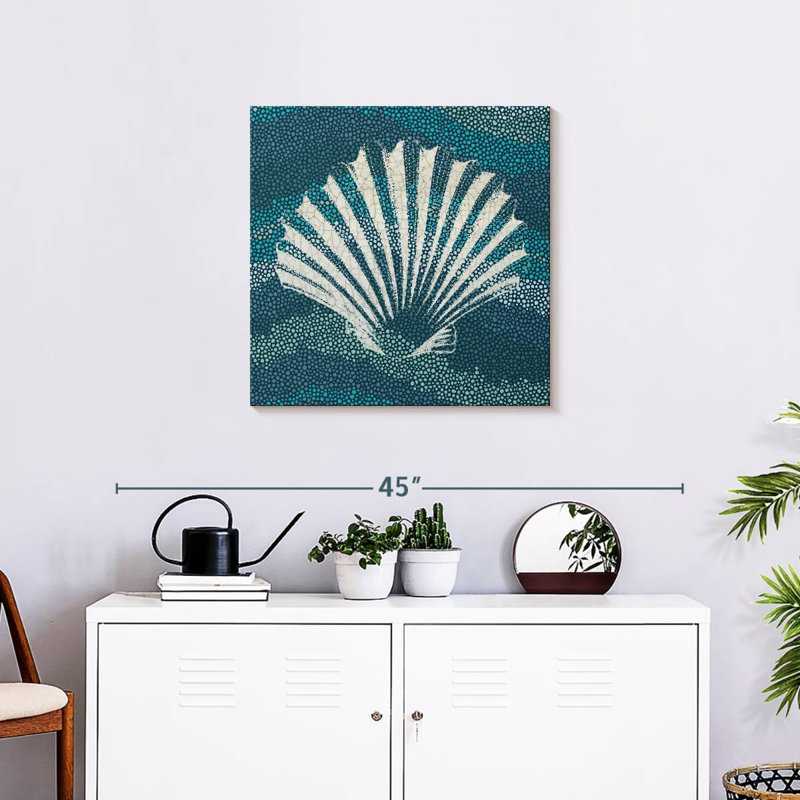Verre de mer bleu Aletra I, H 24 po x l 24 po