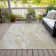 Machine Washable Indoor/Outdoor Cinead ACN1707 Beige Rug