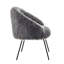 Chaise avec accoudoirs en fausse fourrure 28 po-115068926