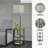 Piche 57.75'' Swing Arm Floor Lamp