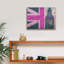 "Epic Graffiti" London Calling "par Brittany Evans, art mural sur toile, 16 po x 12 po