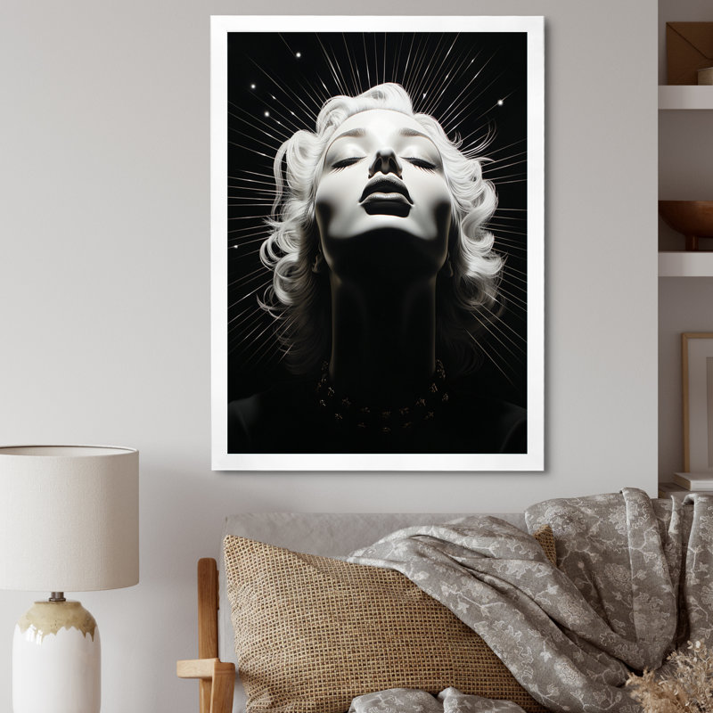 Spiritual Insight VI sur impression sur toile, H 40 po x l 30 po x P 1,5 po, Cadre simple blanc
