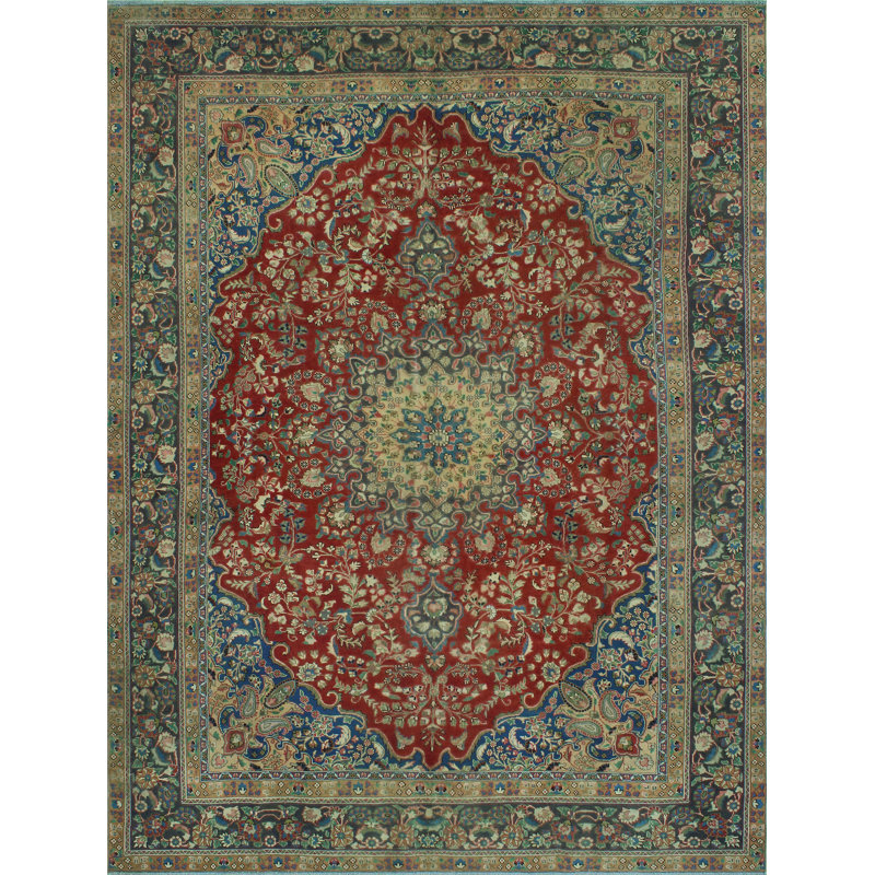Tapis unique en laine 9 pi 3 po x 12 pi 7 po 2022 Liridon