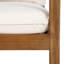 Ensemble de conversation d'extérieur en bois d'acacia 5 pièces avec dossier en corde et coussins Drew