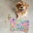 Watercolor Art Template - Bone Shape Feeding Mat
