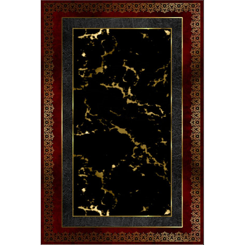 Luxueux tapis en velours imprimé en 3D, 47,2 po x 70,9 po | Tissu 100% velours, semelle 100% coton | Hauteur des poils: 0,4 po, hauteur totale: 0,5 po | Antibactérien, antidérapant, lavable à la machine | Idéal pour décorer un salon ou une chambre à coucher