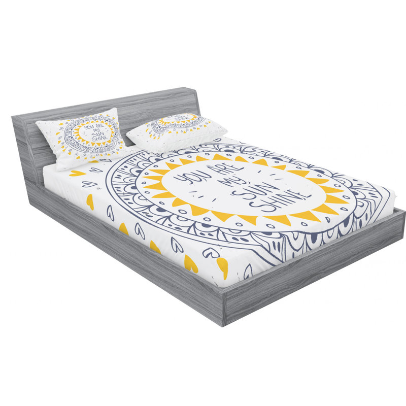 Microfiber Sheet Set, Full Sheet Set with Fitted Sheet