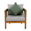 Fauteuil club d'extérieur en bois d'acacia-1614396612