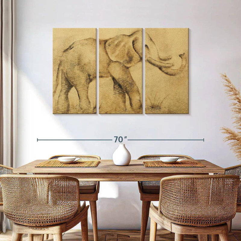 Brampt  Global Elephant Light, 36" H x 57" W
