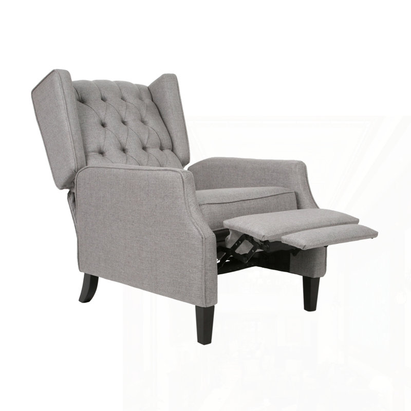 Fauteuil inclinable en tissu, Gris