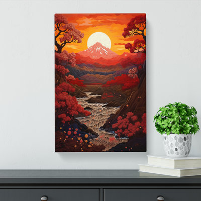 Japanese Sunset Orphism No.2 - Print