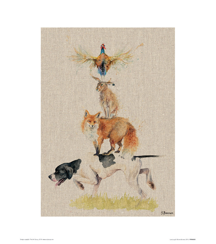 Last Laugh - Wrapped Canvas Print, 40cm H x 30cm W x 0.01cm D, Paper